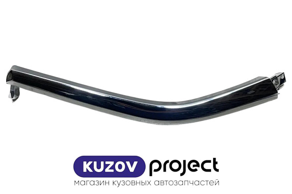 Молдинг бампера верх хром Mitsubishi Outlander 2015-2022 Правый (Китай)