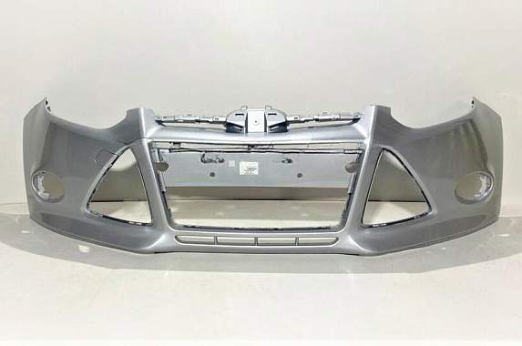 Бампер передний Ford Focus III 2010-2015 Россия Moondust Silver (Лунная серебряная пыль металлик) Дисконт 15%