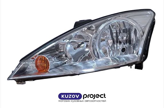 Фара левая под электрический корректор Ford Focus 2001-2005 (TYC / Тайвань)